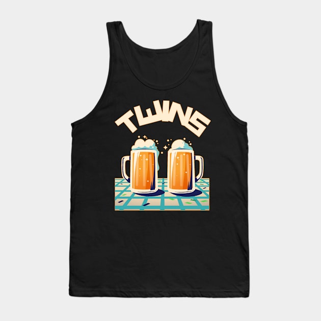 Twins Tank Top by MonkeyLogick